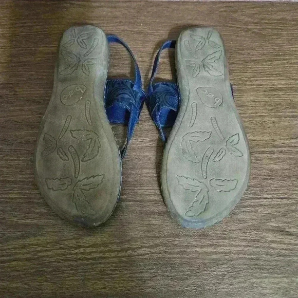 BOC Born Blue Strappy Flat Sandals Womens 7M - Picture 4 of 6